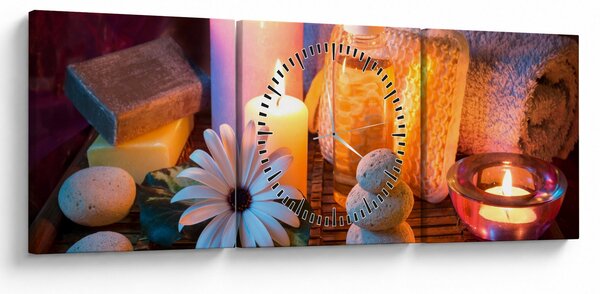 Tablou - Momentul odihnii (cu ceas) (90x30 cm)