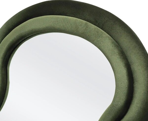 Oglinda CONFETTO, verde olive, stofa catifelata, 70x160 cm