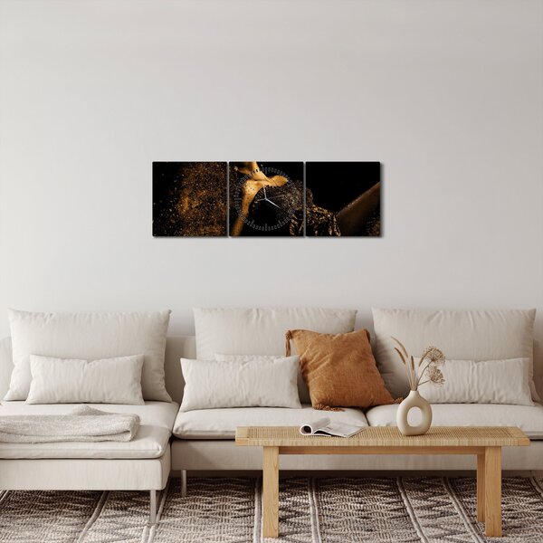 Tablou - Femeia din aur (cu ceas) (90x30 cm)