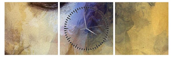 Tablou - Portretul femeii, desen (cu ceas) (90x30 cm)