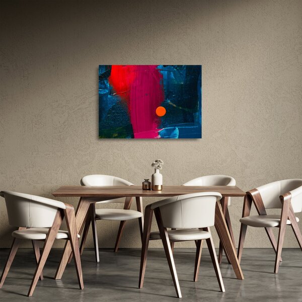 Tablou pe sticlă culorii (70x50 cm)