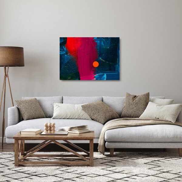 Tablou pe sticlă culorii (70x50 cm)