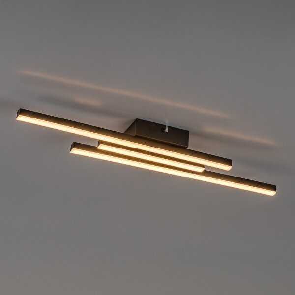 Rabalux 71528 - Plafonieră LED LIRIEN LED/18W/230V 3000K neagră