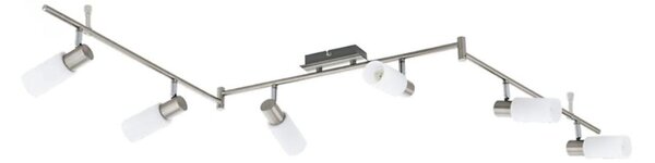 Eglo 55448 - Lampă spot LED 6xE14/4W/230V crom mat