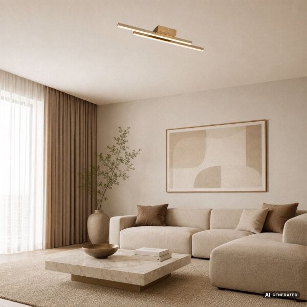 Rabalux 71494 - Plafonieră LED LIRIEN LED/12W/230V 3000K aurie
