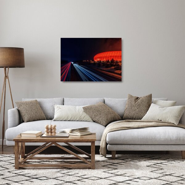 Tablou pe sticlă cu autostrada (70x50 cm)