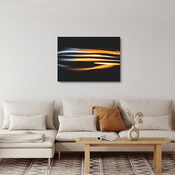 Tablou pe sticlă negru (70x50 cm)