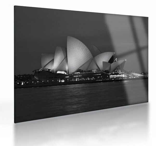 Tablou pe sticlă cu Opera din Sydney (70x50 cm)