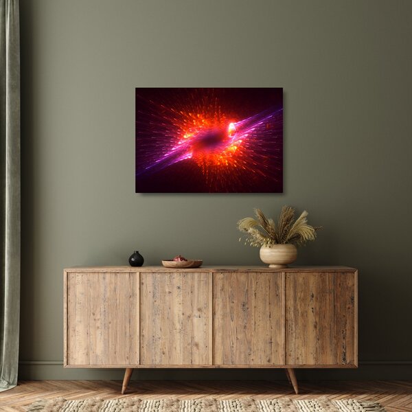 Tablou pe sticlă modern abstract cu spini (70x50 cm)