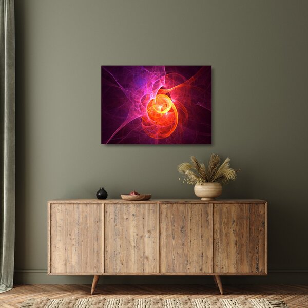 Tablou pe sticlă modern abstract (70x50 cm)