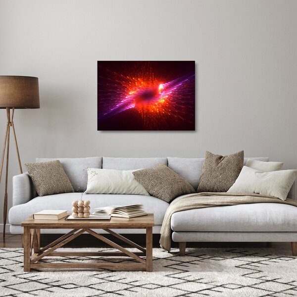 Tablou pe sticlă modern abstract cu spini (70x50 cm)