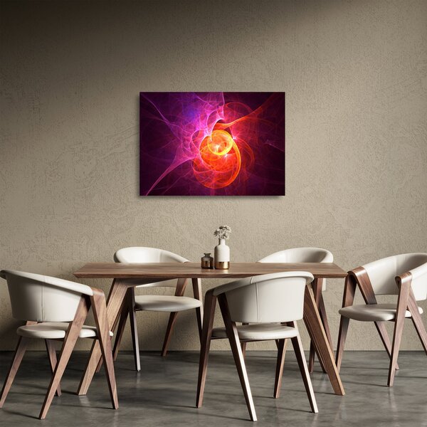 Tablou pe sticlă modern abstract (70x50 cm)