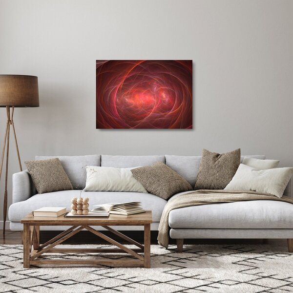 Tablou pe sticlă modern abstract (70x50 cm)