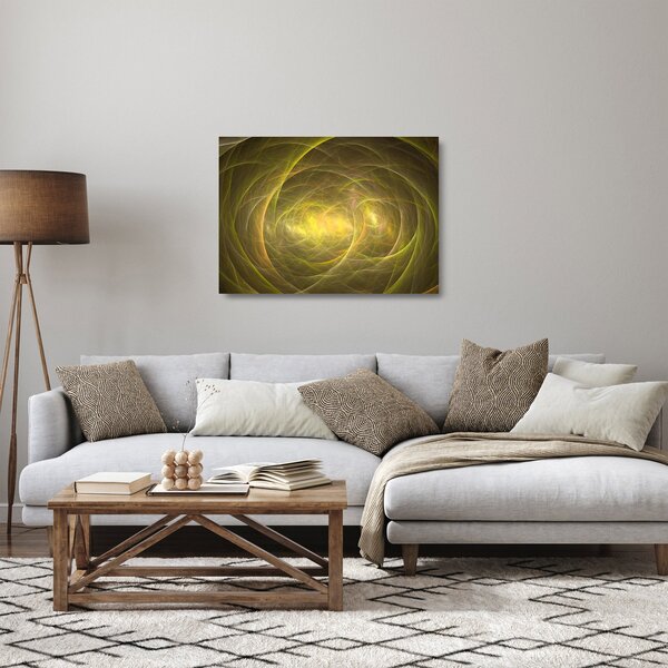 Tablou pe sticlă modern abstract (70x50 cm)