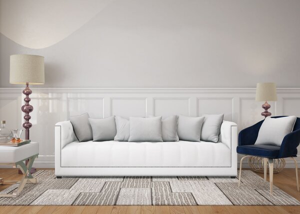 Model Fashion 32002 120, Traversa festonata, Crem Maro Latime 60 cm 60 x 200