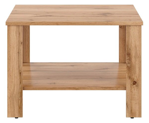 Masuta cafea ODETTE, stejar, PAL, 68x68x48 cm