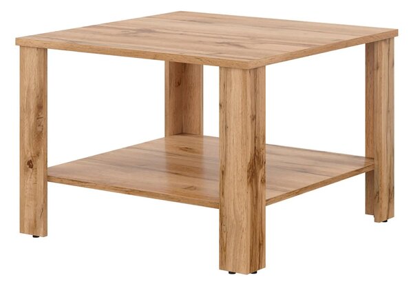 Masuta cafea ODETTE, stejar, PAL, 68x68x48 cm