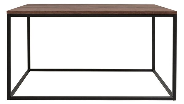 Masuta cafea AROZ, stejar/negru, PAL/metal, 100x69x53 cm
