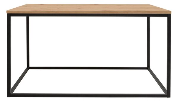 Masuta cafea AROZ, stejar artisan/negru, PAL/metal, 100x69x53 cm