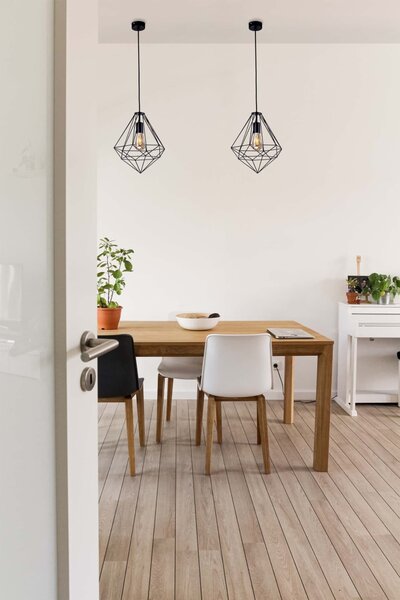 Kaja Marko lampă suspendată 1x60 W negru K-4000