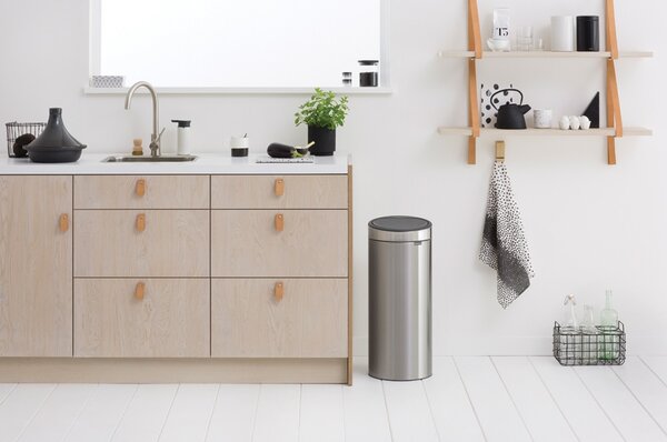Brabantia Touch Bin cos de gunoi 30 l oţel-gri 115462