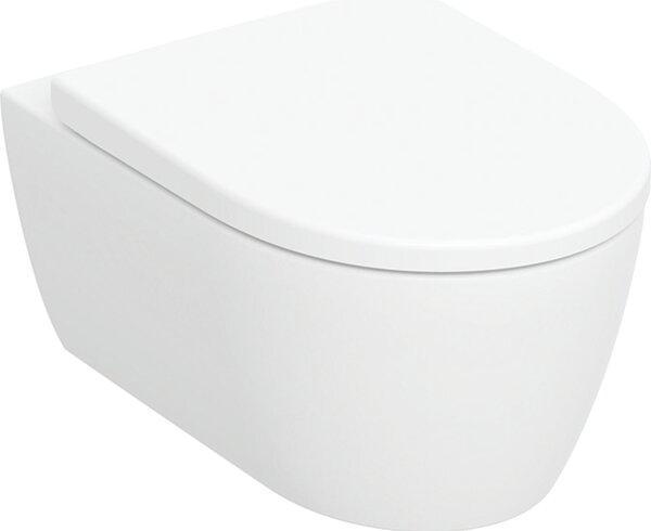 Geberit iCon set vas și capac agăţat fără margine alb lucios 501.664.00.1