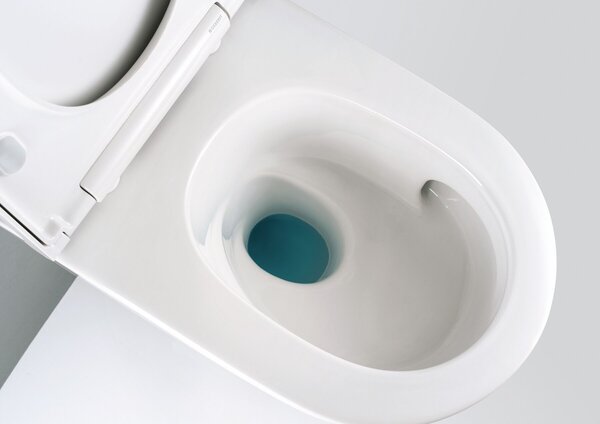 Geberit One vas wc cu capac soft-close agăţat fără margine cu spălare turbionară alb 500.202.01.1