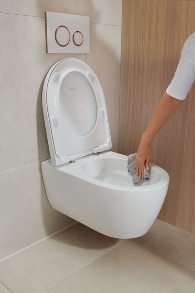 Geberit iCon set vas și capac agăţat fără margine alb lucios 501.664.00.1