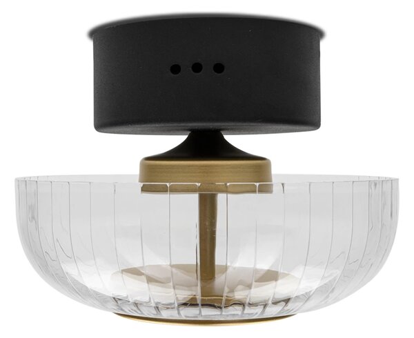 Altavola Design Vitrum lampă de tavan 1x7.2 W negru-transparent-auriu LA104/CW