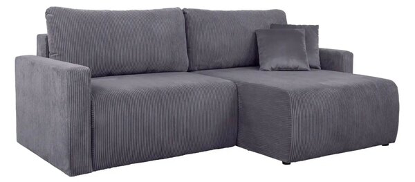 Coltar extensibil RUFIO, universal, stofa catifelata gri - Paso 22, cu