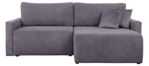Coltar extensibil RUFIO, universal, stofa catifelata gri - Paso 22, cu