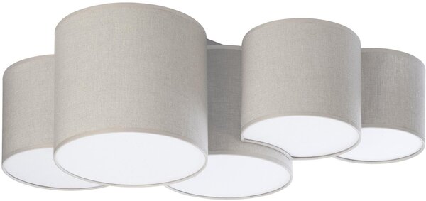 TK Lighting Mona plafon 5x15 W bej 6593
