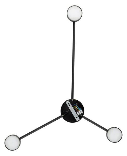 TK Lighting Avia Black lampă de perete 3x10 W negru 6809