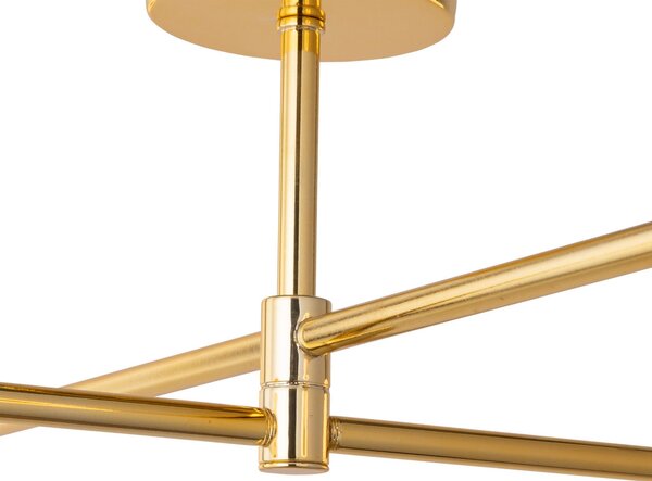 TK Lighting Sarius lampă de tavan 4x6 W alb-auriu 4738