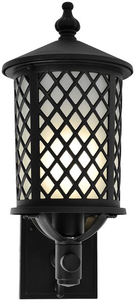 Kaja Chicago aplica exterior 1x60 W negru K-8215