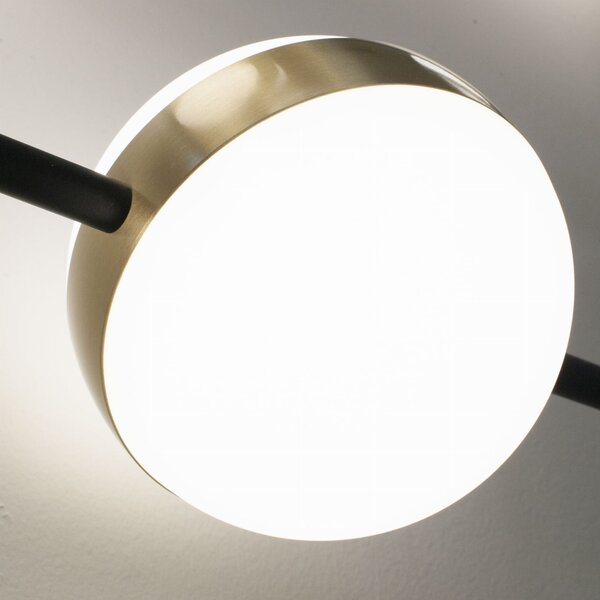 Mantra Cuba lampă de perete 1x8 W alb-negru-auriu 7163