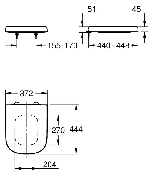 Grohe Euro Ceramic capac wc alb 39331002