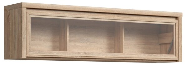 Vitrina suspendata KASPIAN, stejar sonoma, PAL, 144x31x40 cm