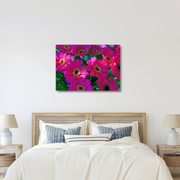 Tablou pe sticlă - floare (70x50 cm)