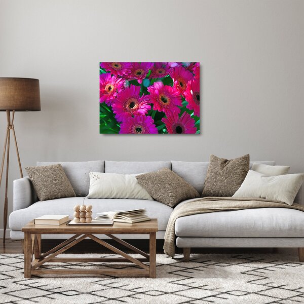 Tablou pe sticlă - floare (70x50 cm)