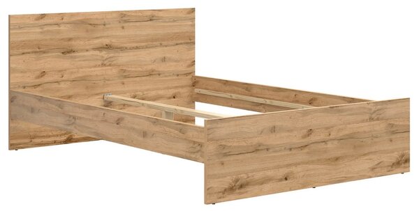 Cadru pat ZELE 140x200, stejar wotan, PAL