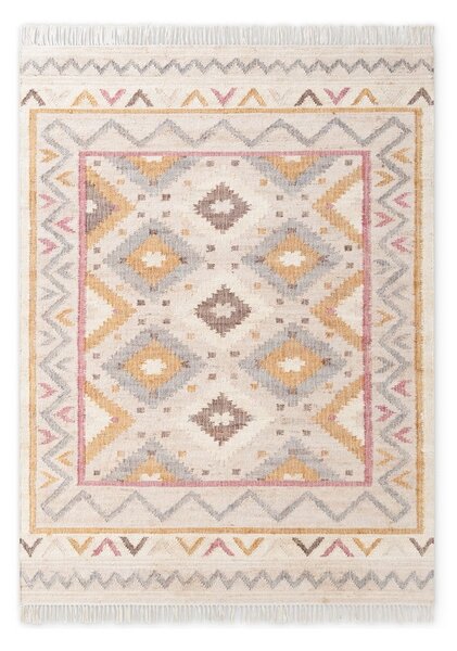 Covor crem țesut manual din iută 120x170 cm Roya Imani – Elle Decoration