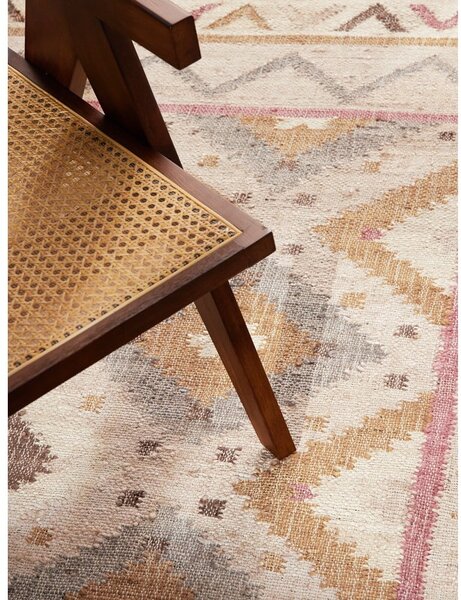 Covor crem țesut manual din iută 120x170 cm Roya Imani – Elle Decoration