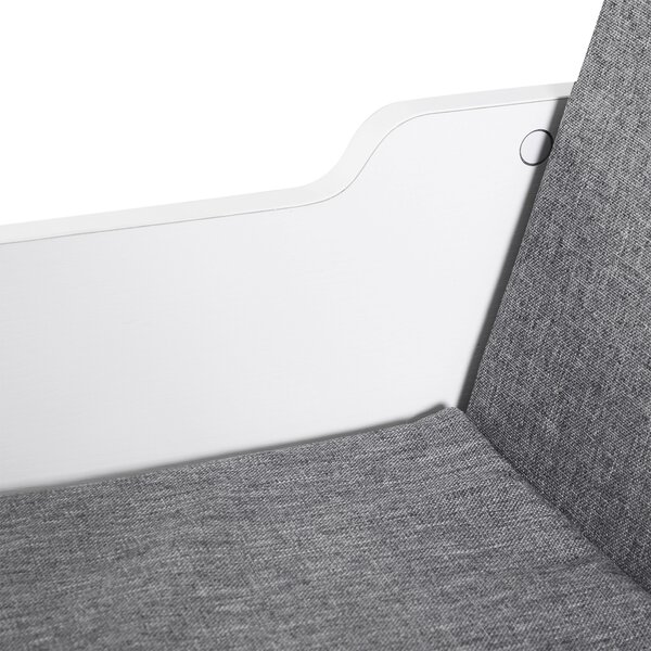 HOMCOM Bibliotecă 2 în 1 cu Perne Confortabile și 6 Compartimente, Mobilier Multifuncțional pentru Cărți și Jocuri, Raft cu 6 Cuburi pentru Sufragerie, Dormitor și Birou, 102x30x61 cm, Alb | Aosom Romania