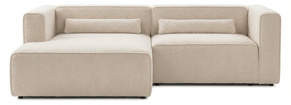 Colțar Extensibil 3 locuri ZANETTO, cu ladă de depozitare, 240x157x70 cm, Crem - Outlet