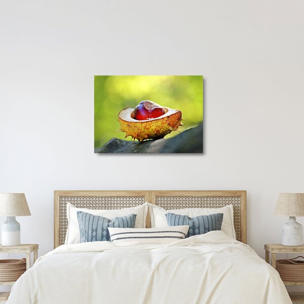 Tablou pe sticlă cu castani (70x50 cm)