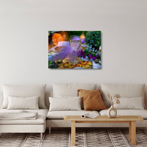 Tablou pe sticlă picnic (70x50 cm)
