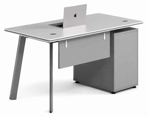 Birou Serenity cu dulap lateral - dimensiuni 1400*700*750 mm
