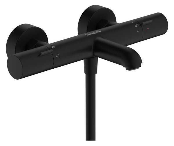 Hansgrohe Ecostat Fine baterie cadă-duș perete cu termostat negru 13325670