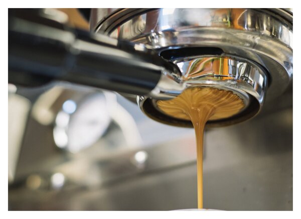Tablou pe sticlă - espresso (70x50 cm)